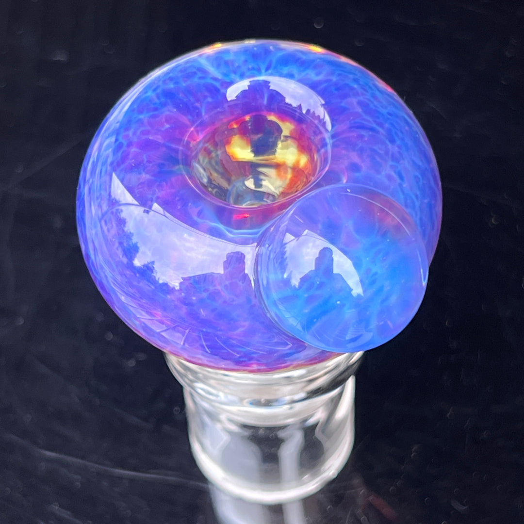 14mm Purple Nebula Pull Slide Accessory Tako Glass   