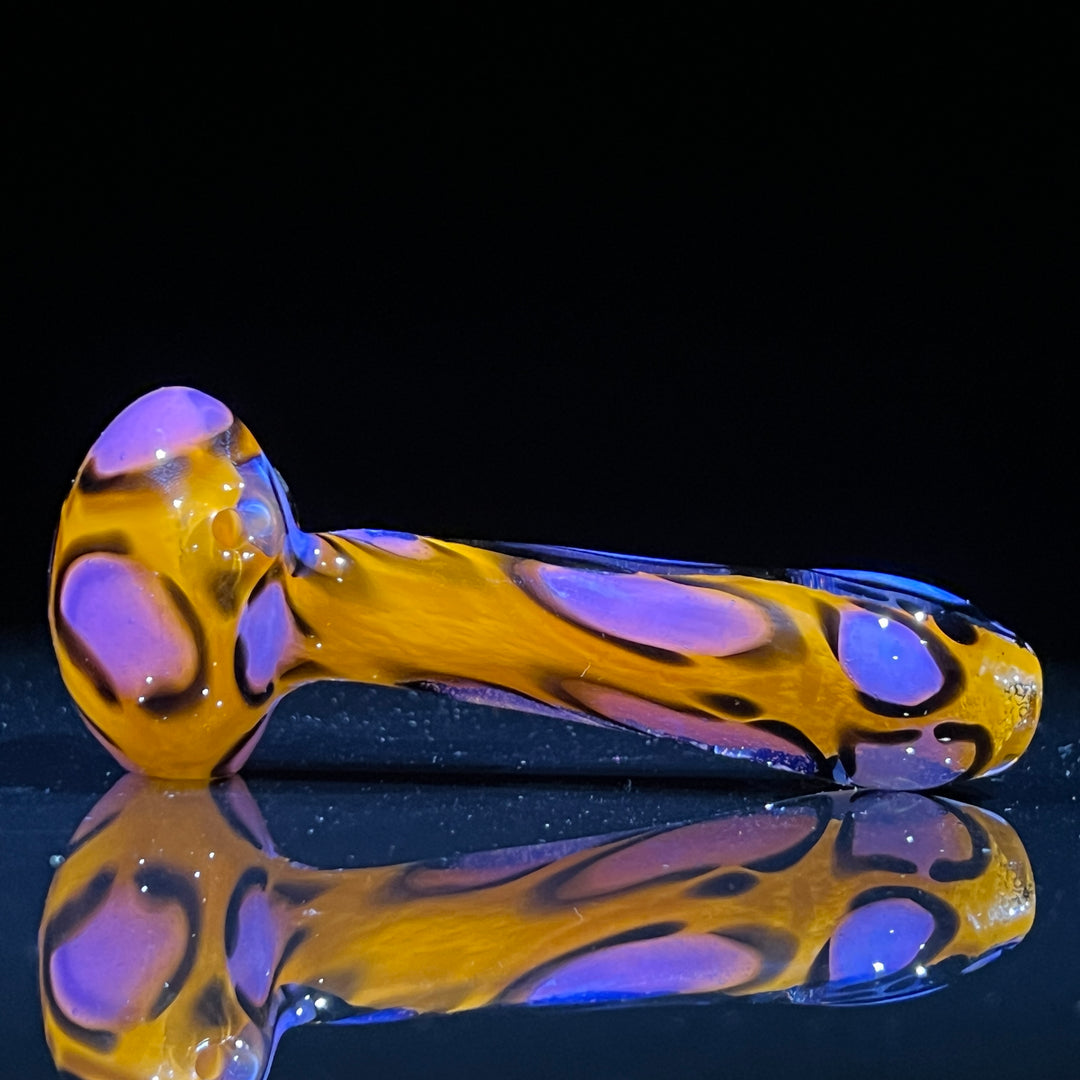 Leopard Opal Pipe Glass Pipe Beezy Glass