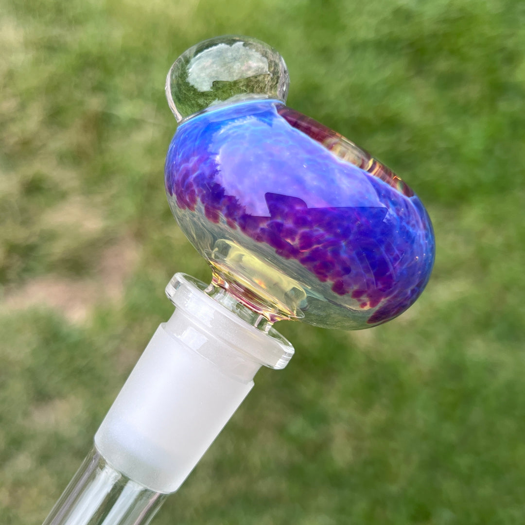 14mm Purple Nebula Pull Slide Accessory Tako Glass   