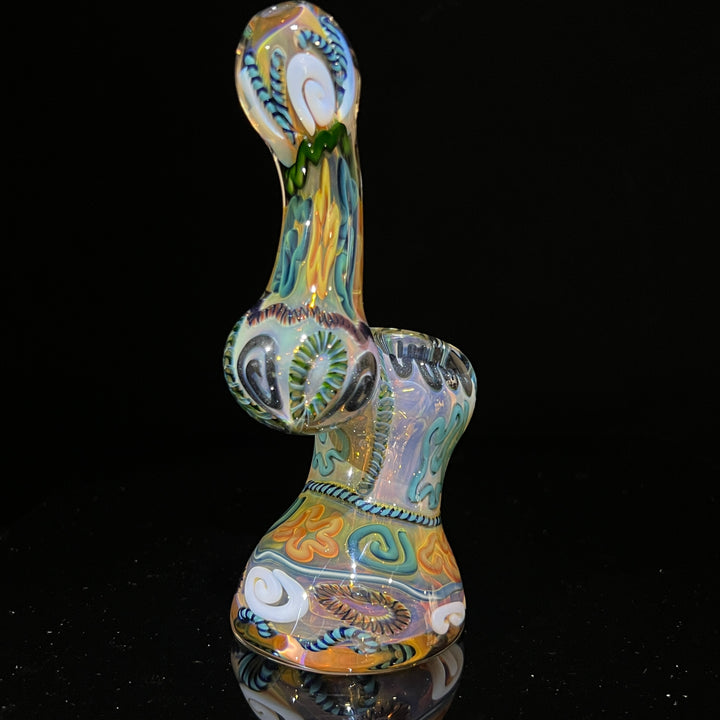 Sherlock Bubbler Glass Pipe Tiny Mike   