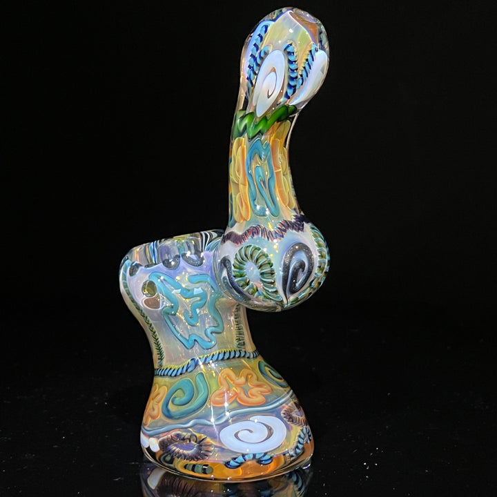 Sherlock Bubbler Glass Pipe Tiny Mike   