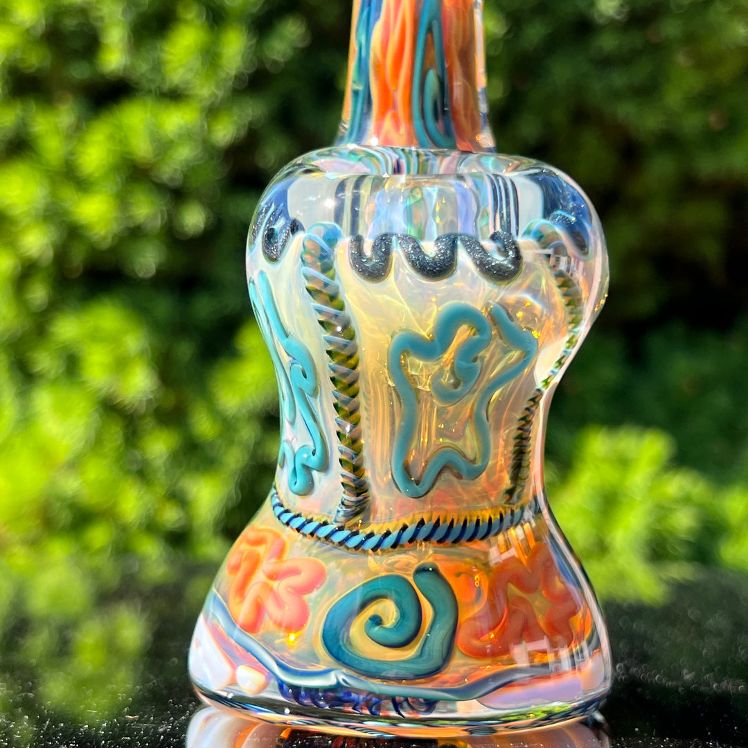 Sherlock Bubbler Glass Pipe Tiny Mike   