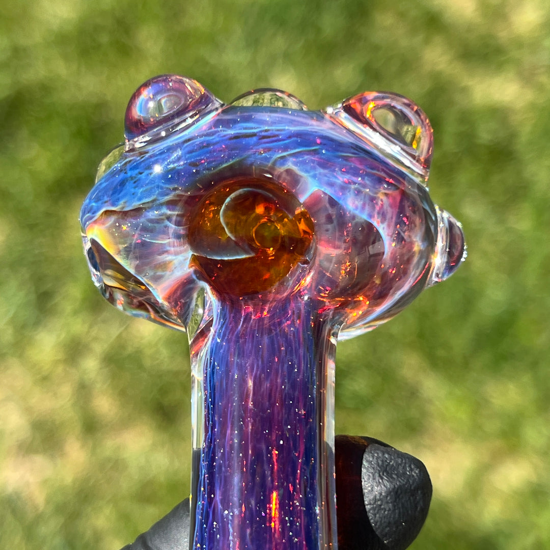 Purple Magic Marble Pipe Glass Pipe Beezy Glass   