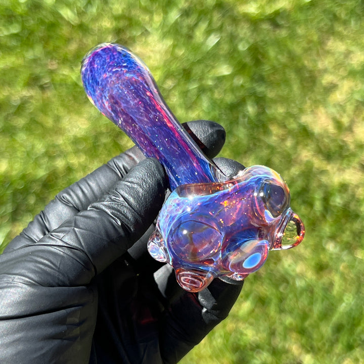 Purple Magic Marble Pipe Glass Pipe Beezy Glass   