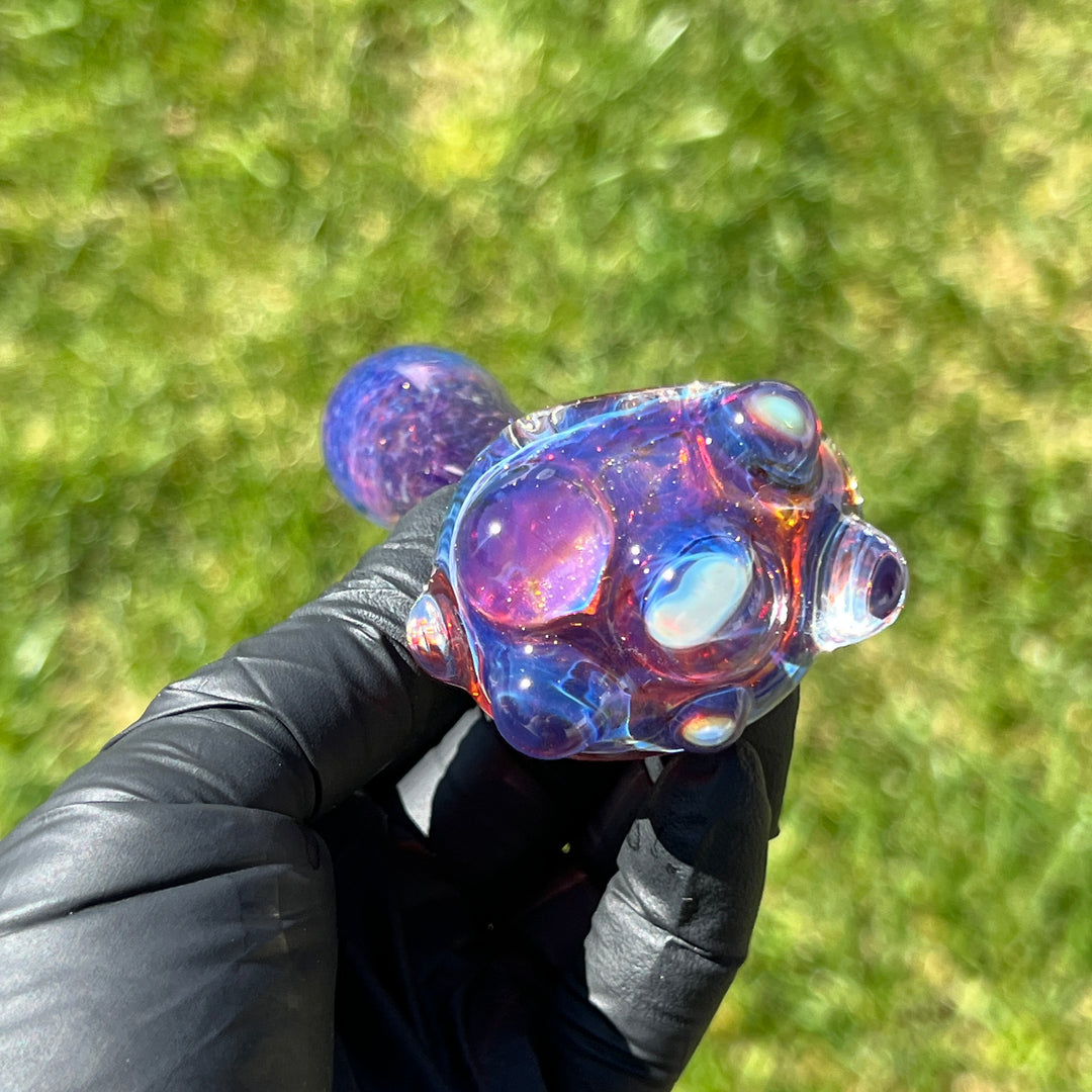 Purple Magic Marble Pipe Glass Pipe Beezy Glass   