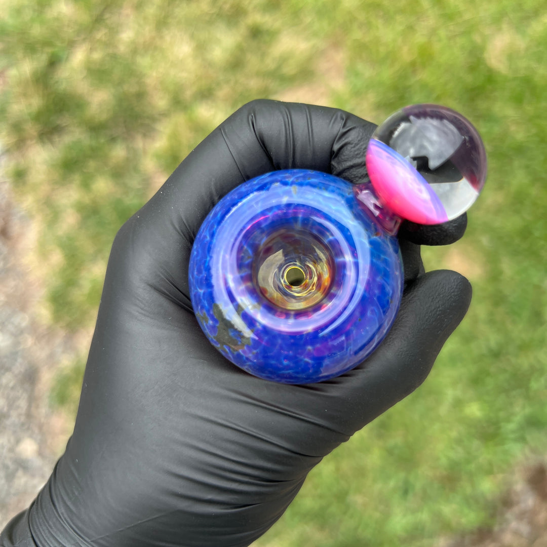 18mm Purple Nebula Pull Slide Accessory Tako Glass   