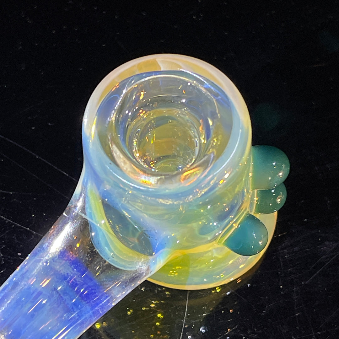 Silver Fumed Hash Hammer Glass Pipe Crondo Glassics   