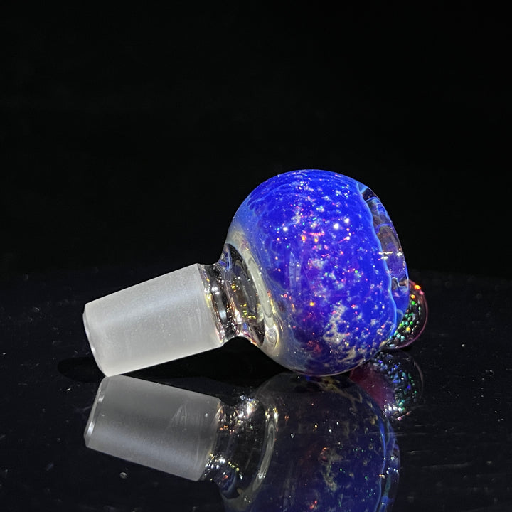 18mm Purple Nebula Space Dust Pull Slide Accessory Tako Glass   