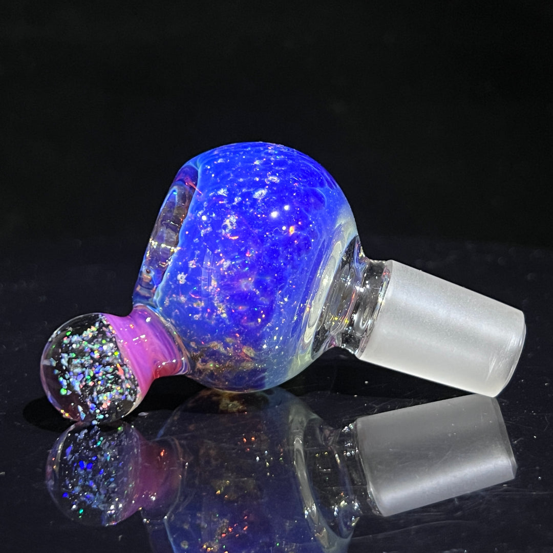 18mm Purple Nebula Space Dust Pull Slide Accessory Tako Glass   