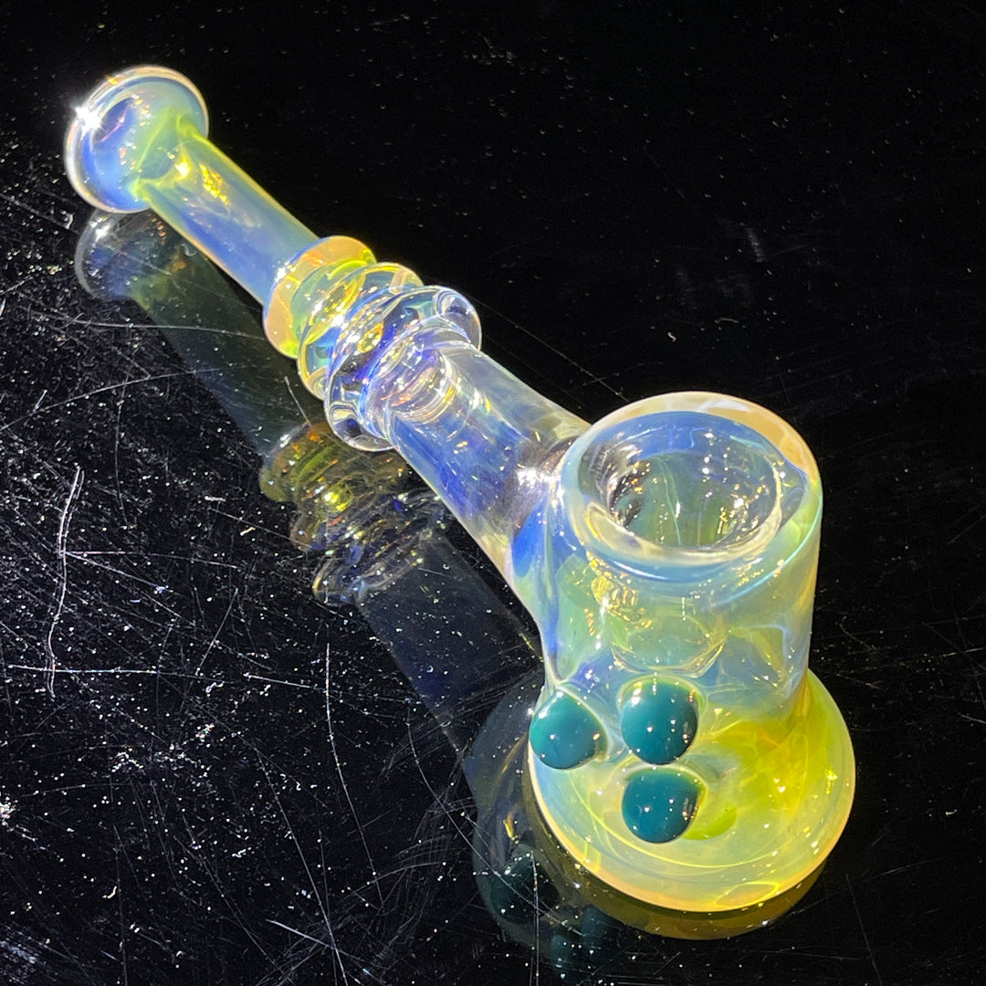 Silver Fumed Hash Hammer Glass Pipe Crondo Glassics   