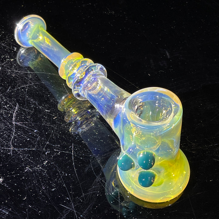 Silver Fumed Hash Hammer Glass Pipe Crondo Glassics   