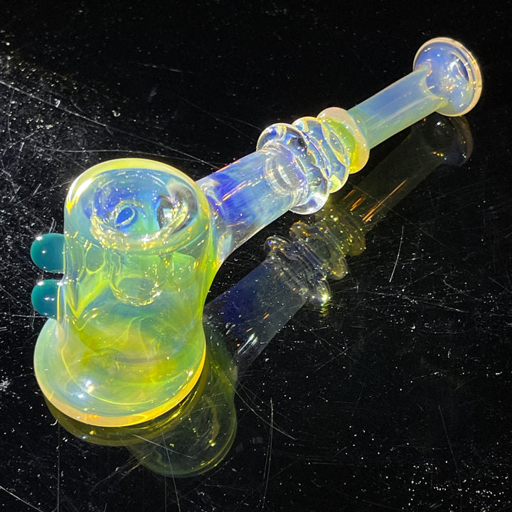 Silver Fumed Hash Hammer Glass Pipe Crondo Glassics   