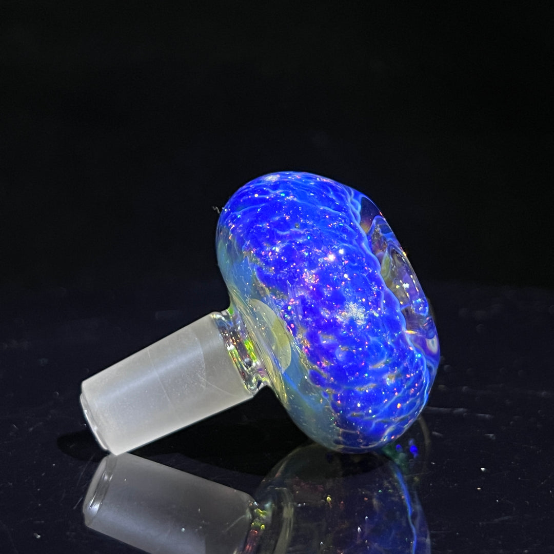 14mm Purple Nebula Space Dust Pull Slide Accessory Tako Glass   