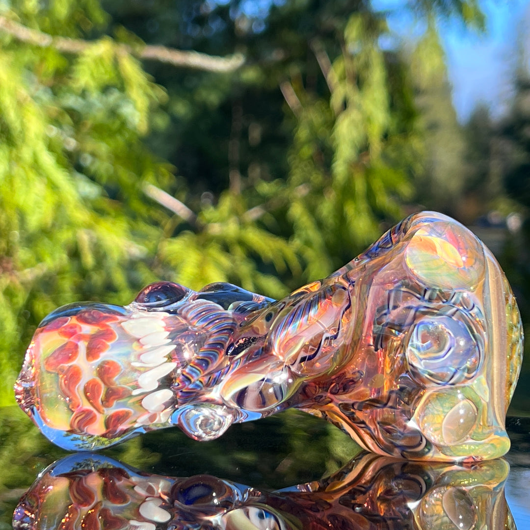 Molten Thick and Twisted Pipe Glass Pipe Molten Imagination