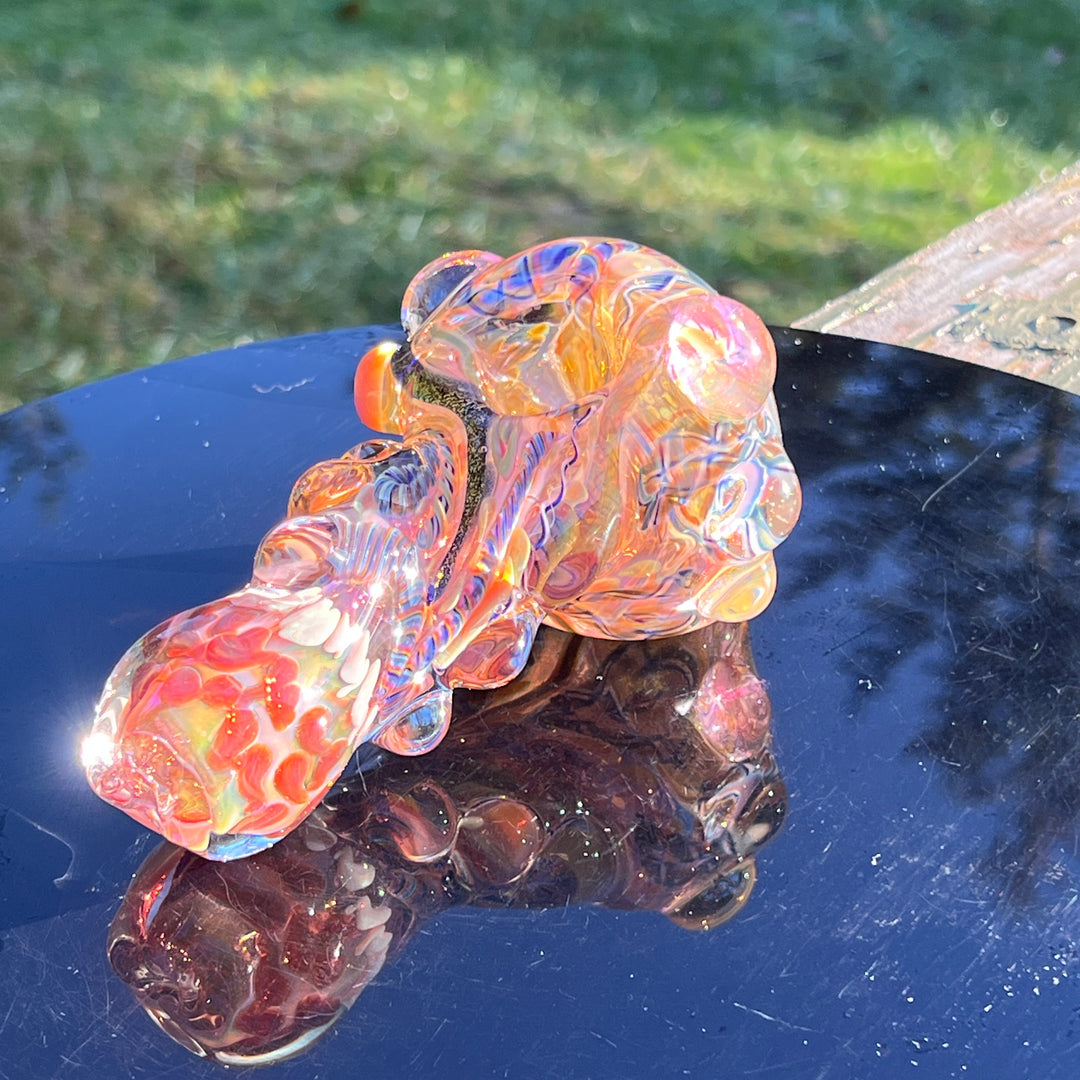 Molten Thick and Twisted Pipe Glass Pipe Molten Imagination