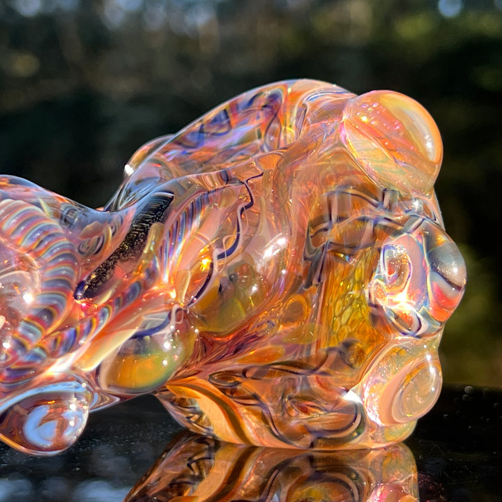 Molten Thick and Twisted Pipe Glass Pipe Molten Imagination