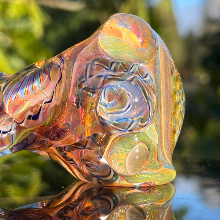 Molten Thick and Twisted Pipe Glass Pipe Molten Imagination