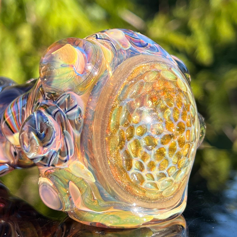 Molten Thick and Twisted Pipe Glass Pipe Molten Imagination