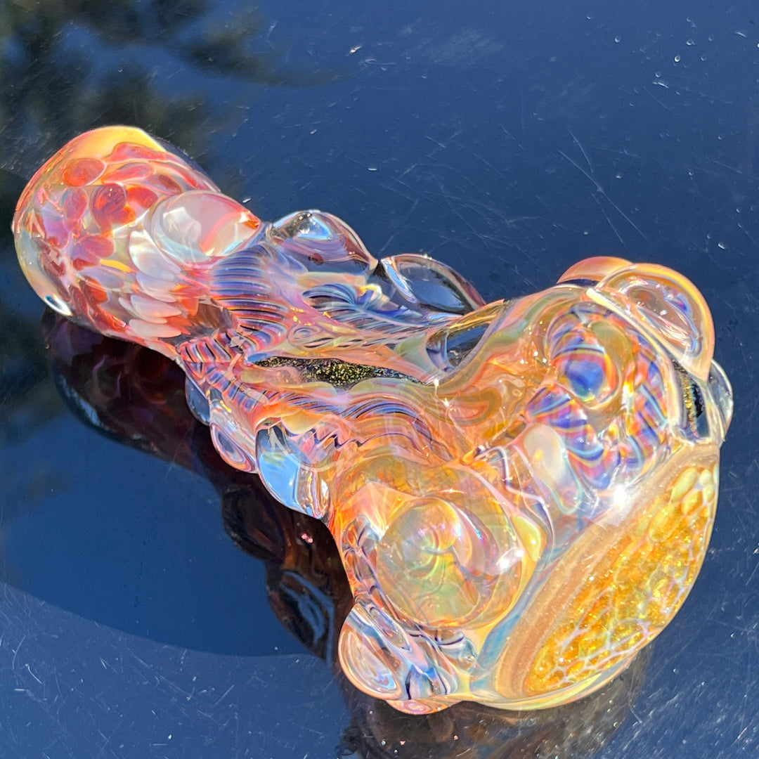 Molten Thick and Twisted Pipe Glass Pipe Molten Imagination