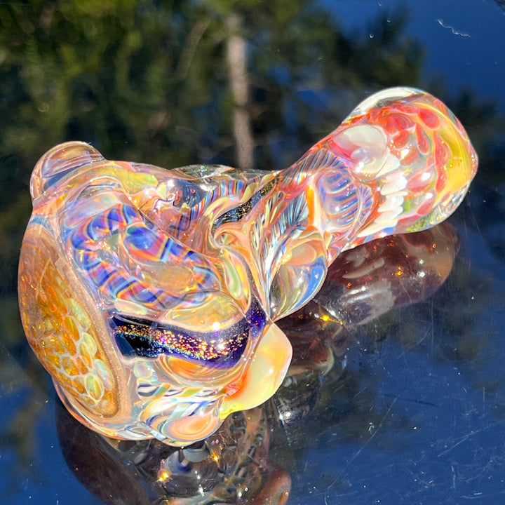 Molten Thick and Twisted Pipe Glass Pipe Molten Imagination