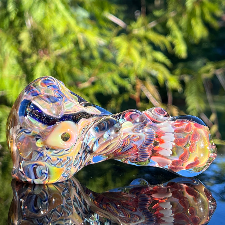 Molten Thick and Twisted Pipe Glass Pipe Molten Imagination