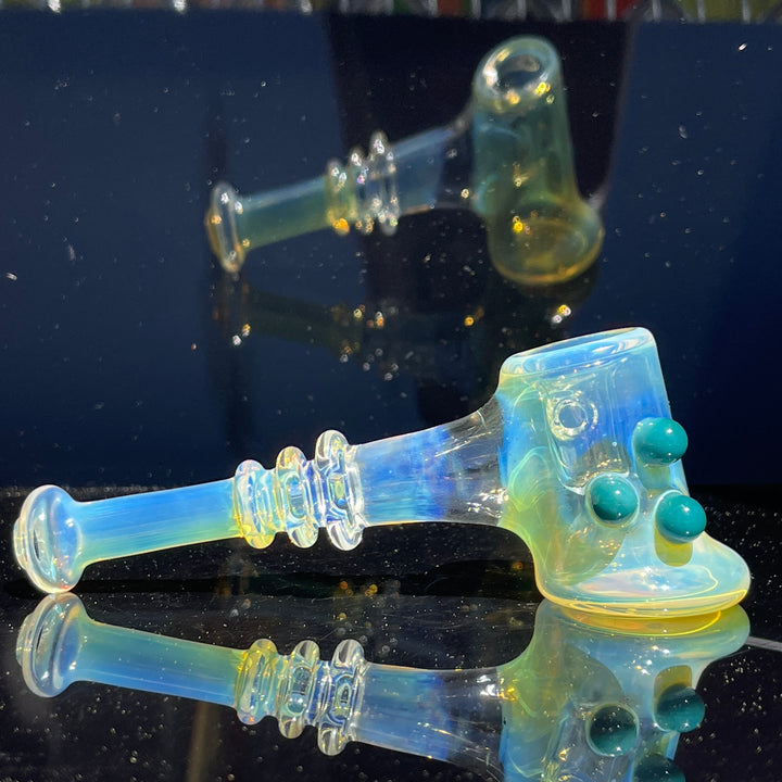 Silver Fumed Hash Hammer Glass Pipe Crondo Glassics   