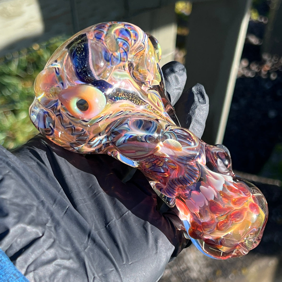 Molten Thick and Twisted Pipe Glass Pipe Molten Imagination