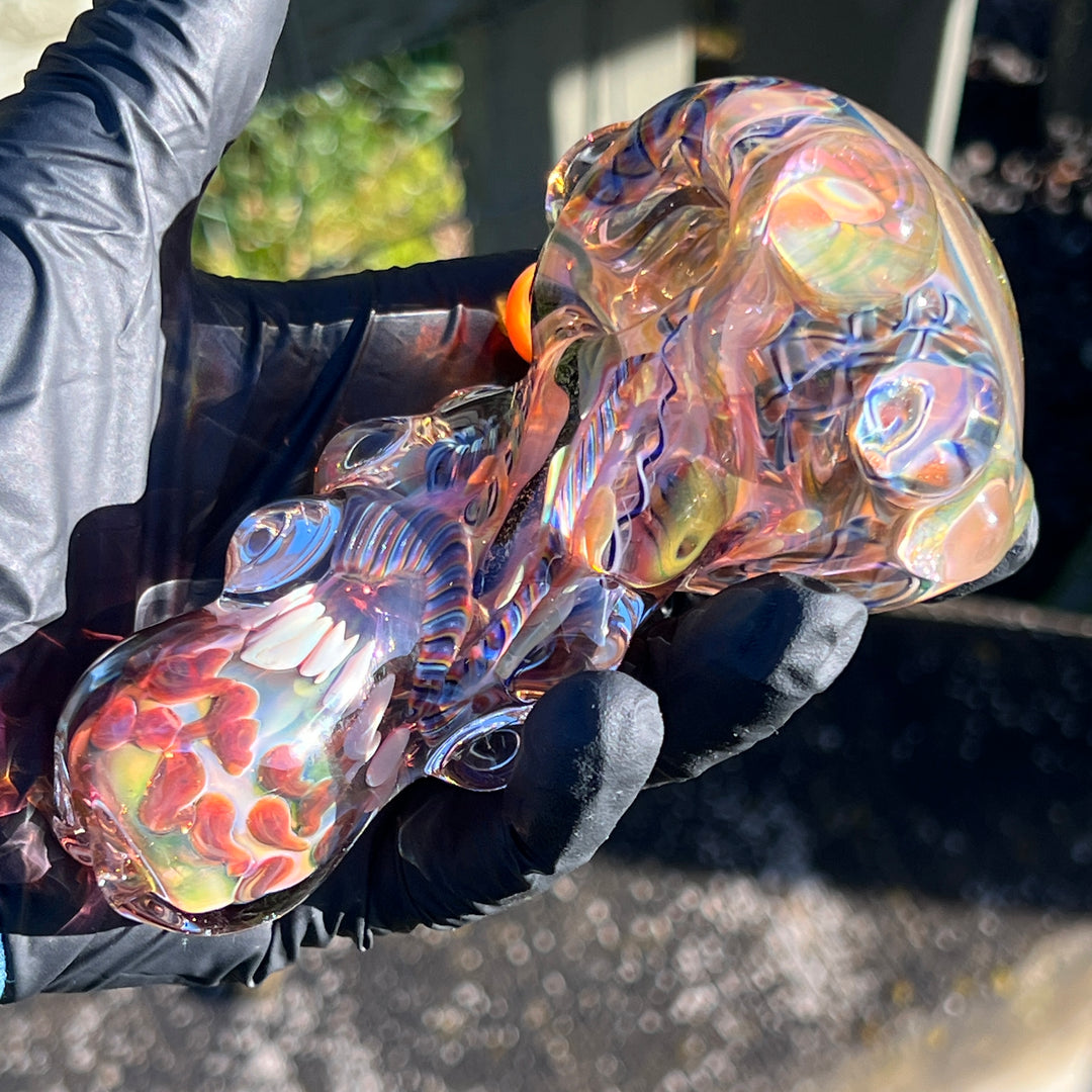 Molten Thick and Twisted Pipe Glass Pipe Molten Imagination