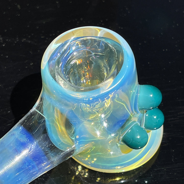 Silver Fumed Hash Hammer Glass Pipe Crondo Glassics   