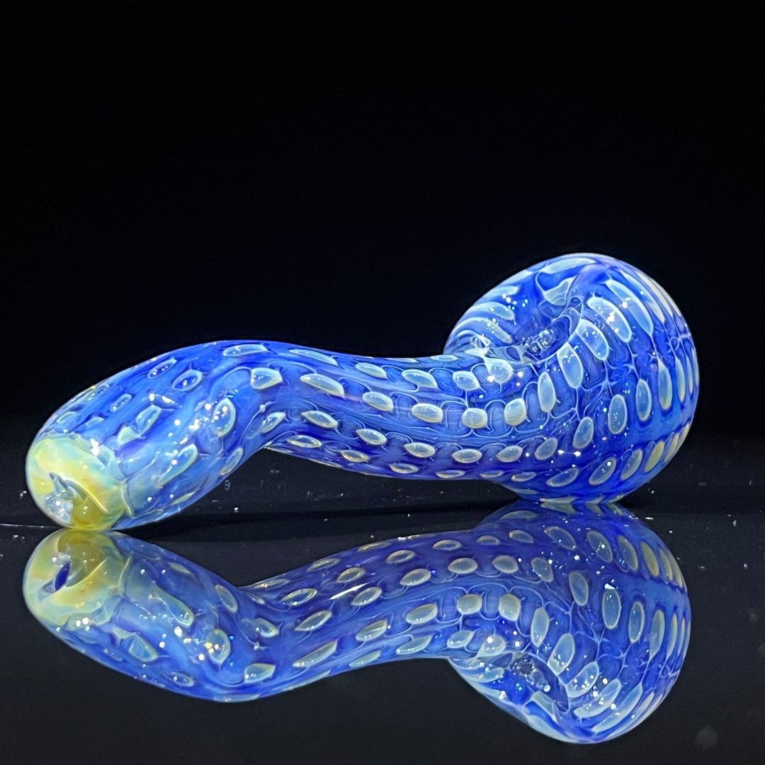 Silver Fumed Bubble Trap Ladle Glass Pipe TG