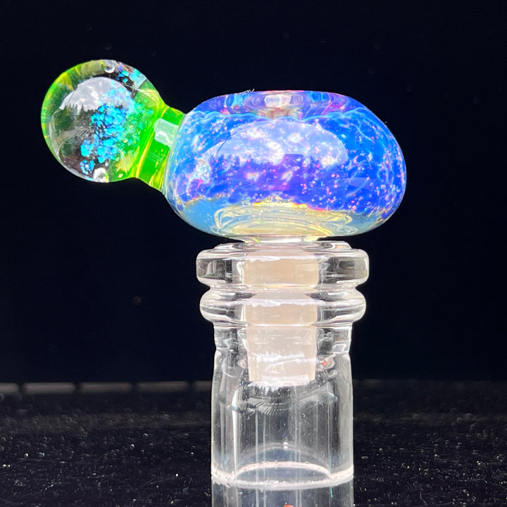 14mm Purple Nebula Space Dust Pull Slide Accessory Tako Glass   