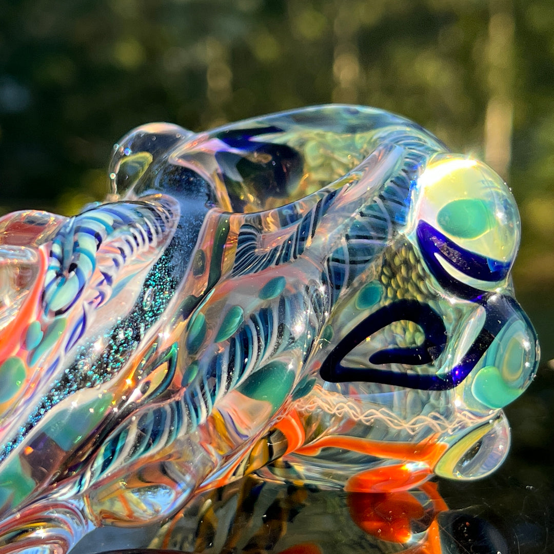 Molten Thick and Twisted Pipe Glass Pipe Molten Imagination