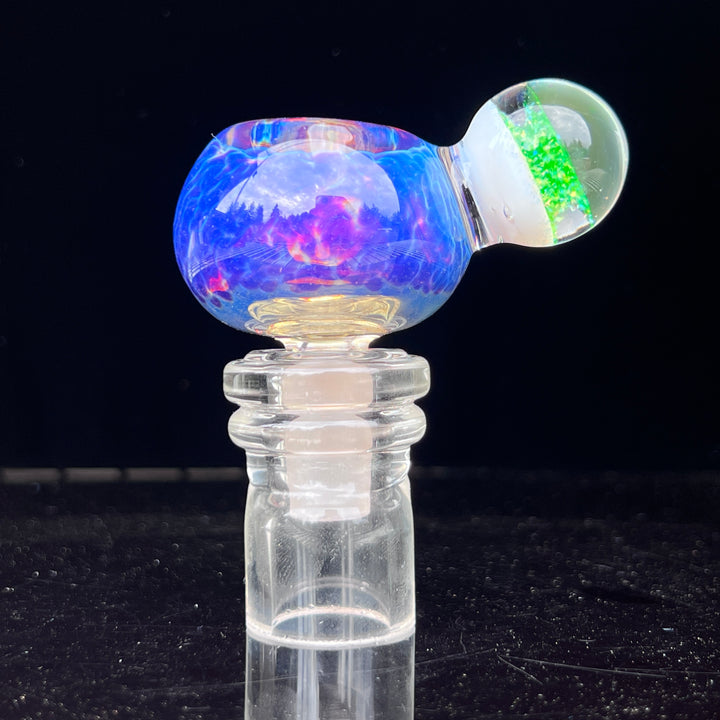 14mm Purple Nebula Ion Pull Slide Accessory Tako Glass   