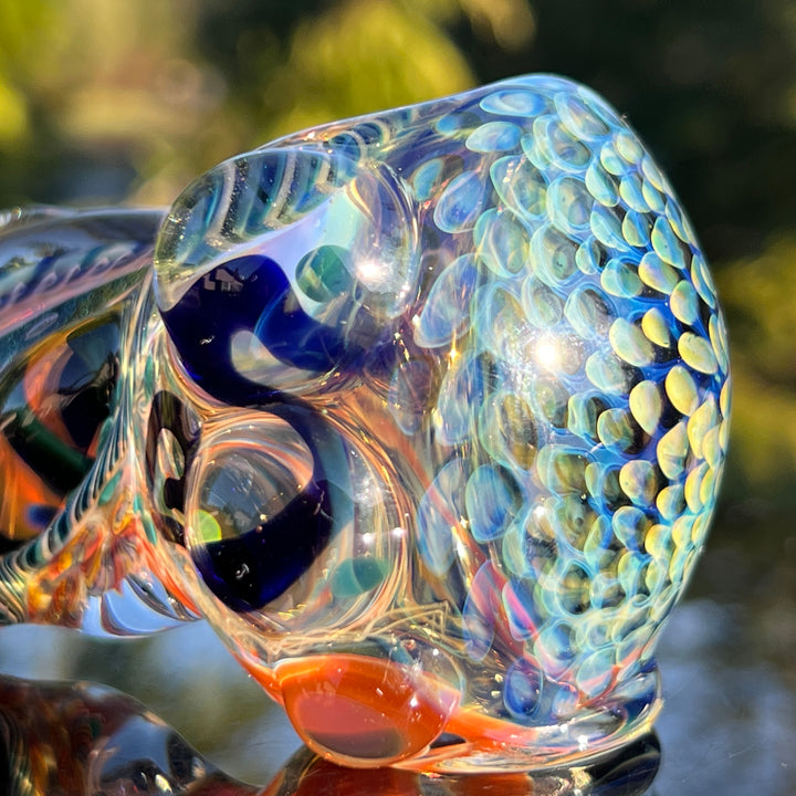 Molten Thick and Twisted Pipe Glass Pipe Molten Imagination