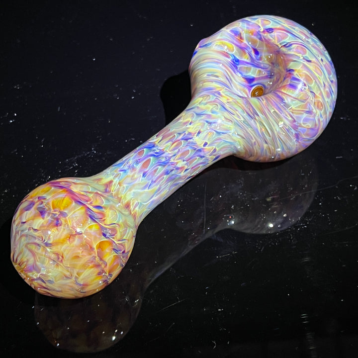 Multi-colored Jumbo Spoon Glass Pipe Jedi Glassworks   