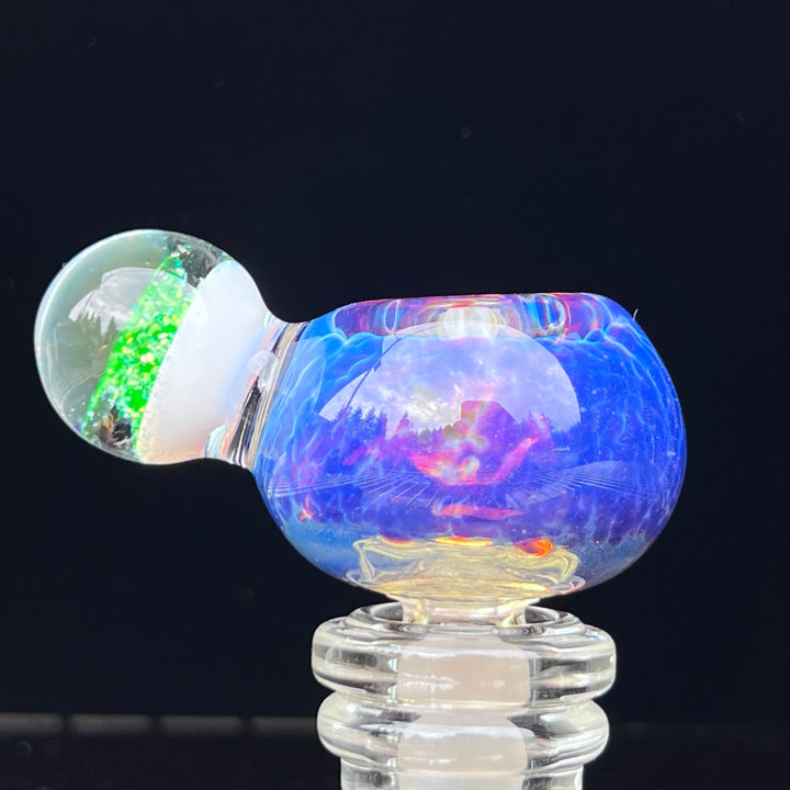 14mm Purple Nebula Ion Pull Slide Accessory Tako Glass   