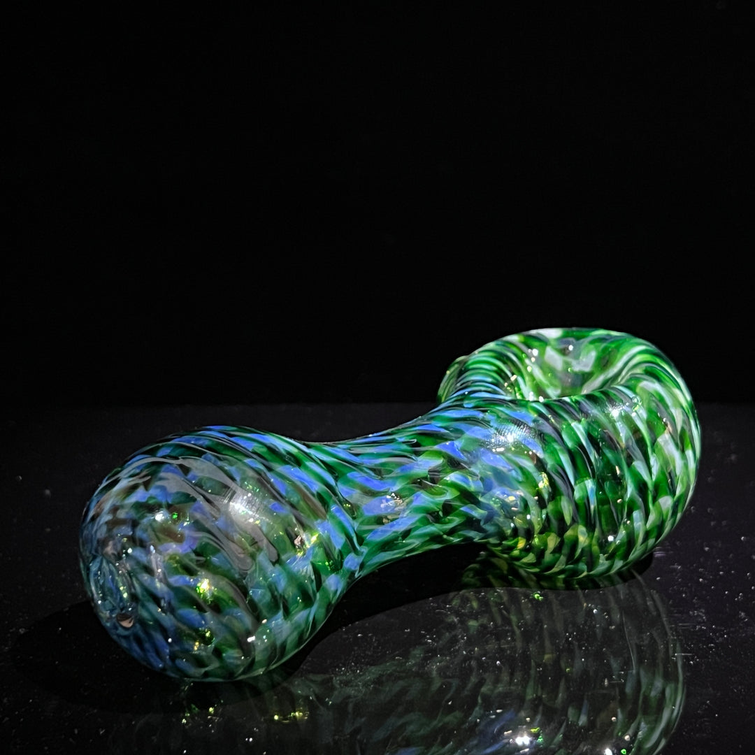 Experimental Green Jumbo Spoon Glass Pipe Jedi Glassworks   