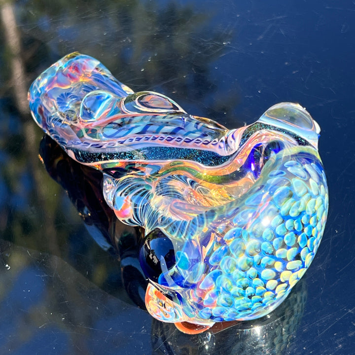 Molten Thick and Twisted Pipe Glass Pipe Molten Imagination