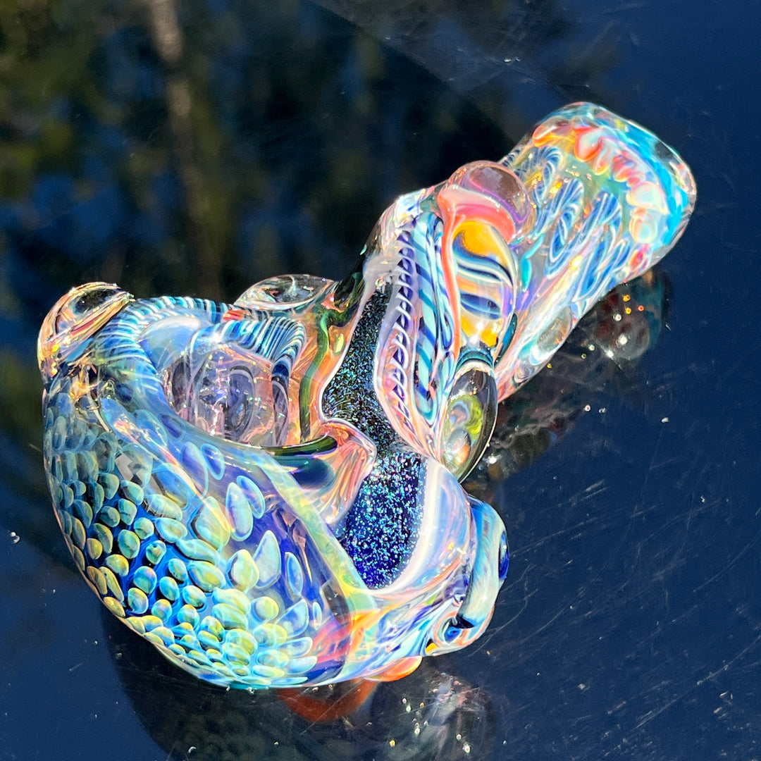 Molten Thick and Twisted Pipe Glass Pipe Molten Imagination