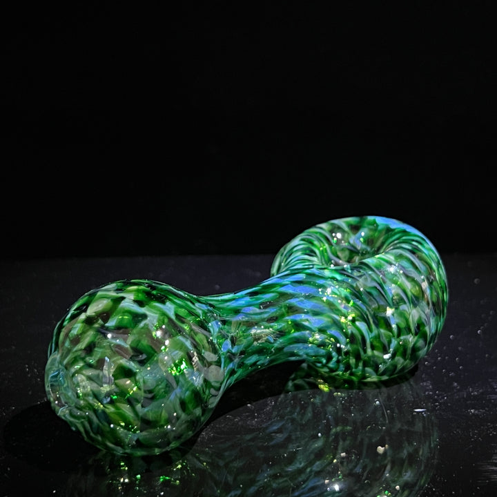 Experimental Green Jumbo Spoon Glass Pipe Jedi Glassworks   