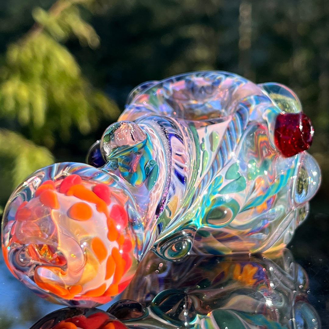 Thick and Twisted Wig Wag Pipe Glass Pipe Molten Imagination