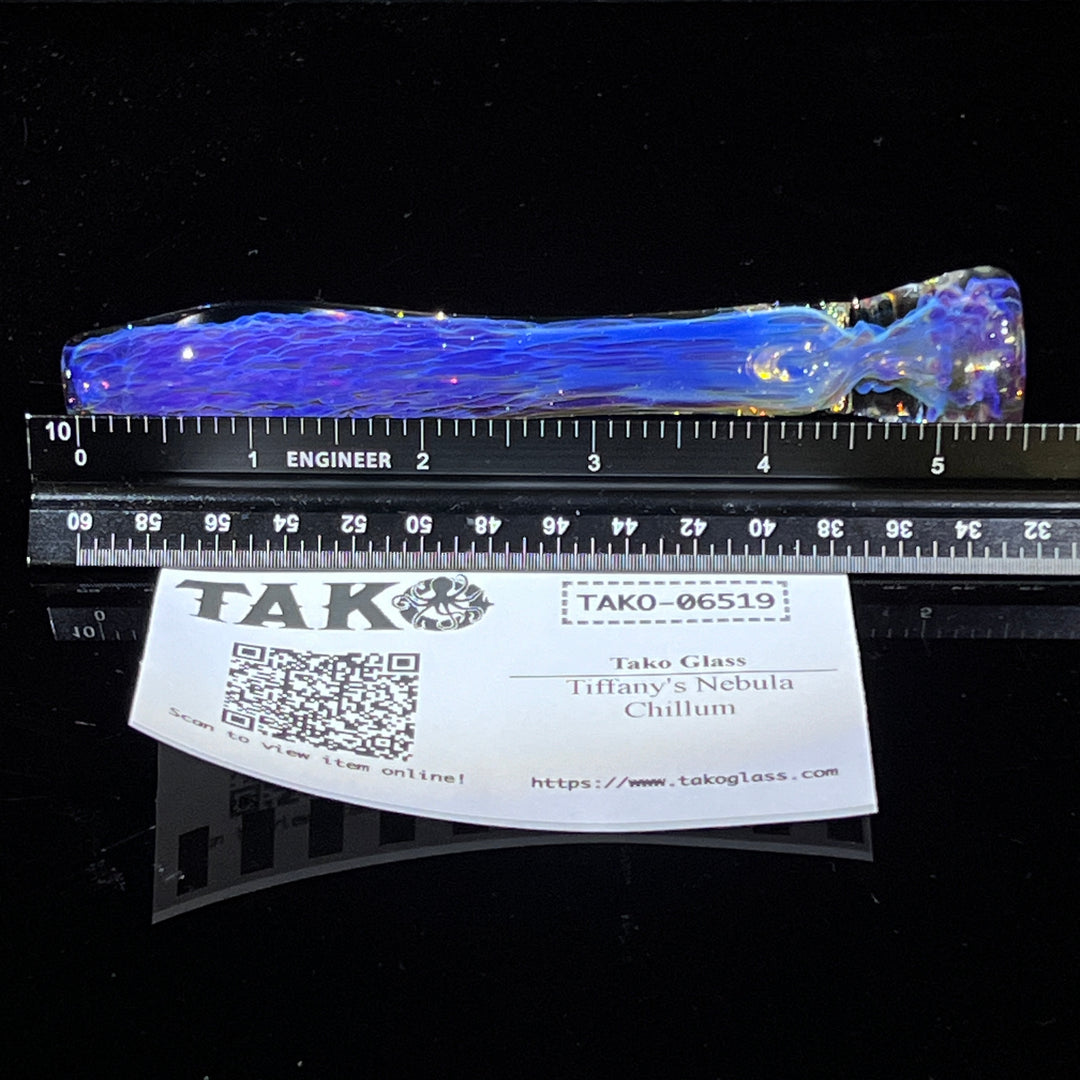 Tiffany's Nebula Chillum Glass Pipe Tako Glass   