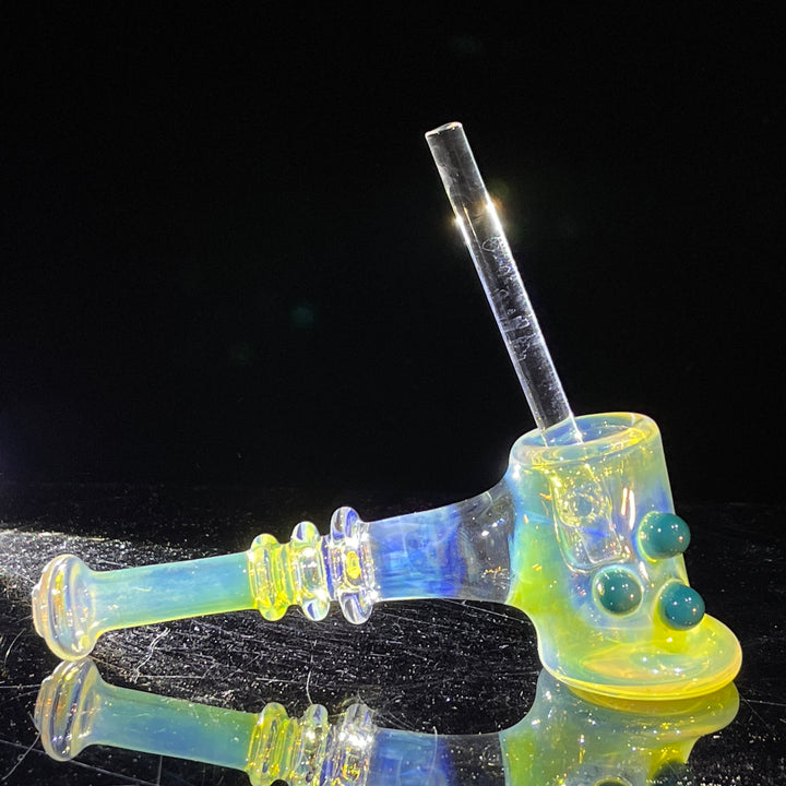 Silver Fumed Hash Hammer Glass Pipe Crondo Glassics   