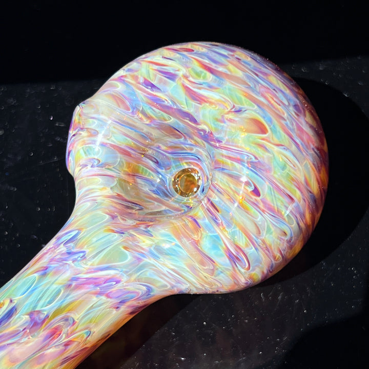 Multi-colored Jumbo Spoon Glass Pipe Jedi Glassworks   