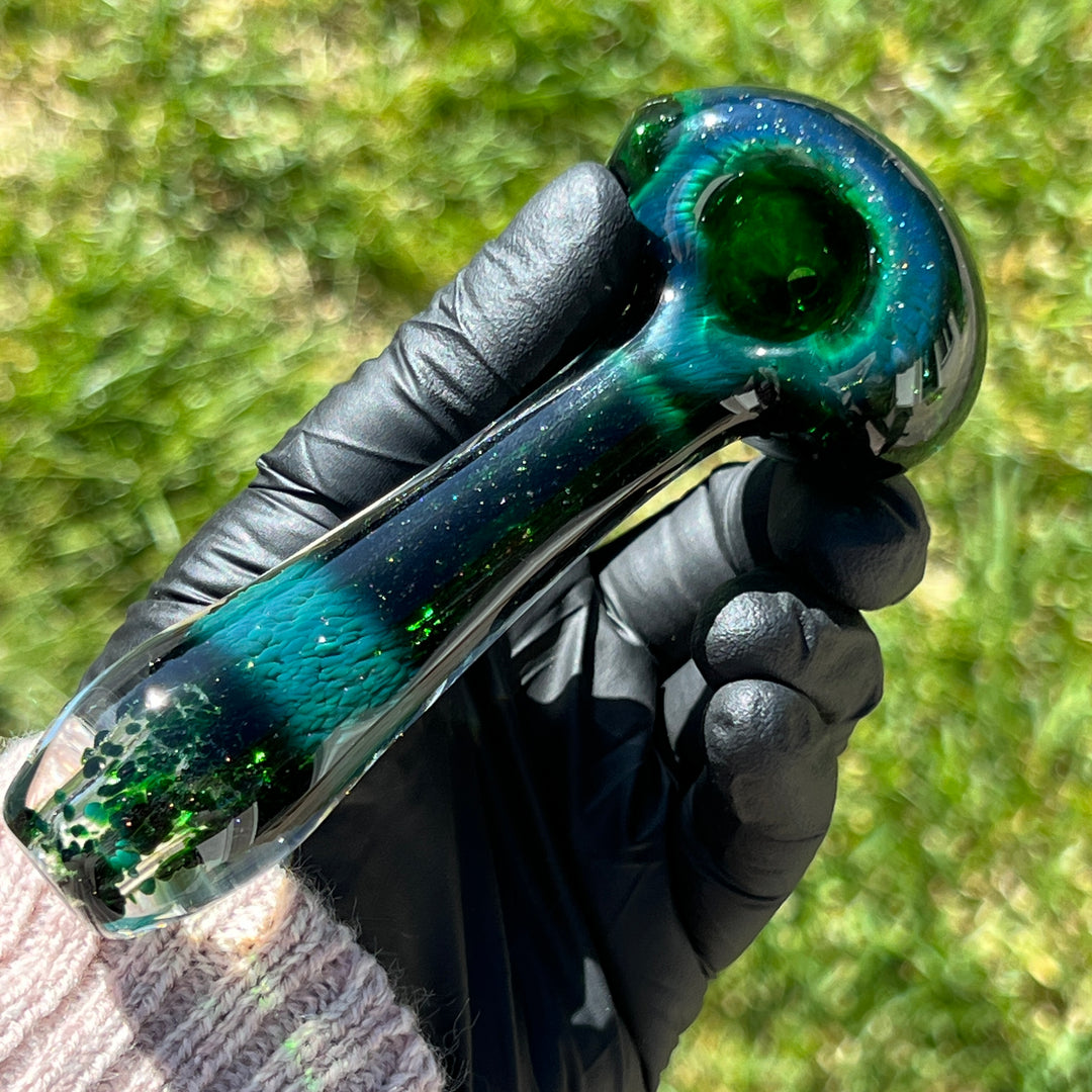 Experimental Jade Pipe Glass Pipe Beezy Glass   