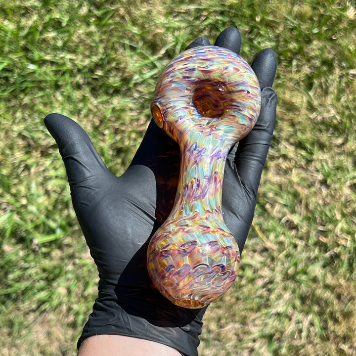 Multi-colored Jumbo Spoon Glass Pipe Jedi Glassworks   