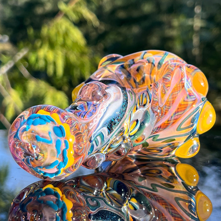 Molten Thick and Twisted Pipe Glass Pipe Molten Imagination