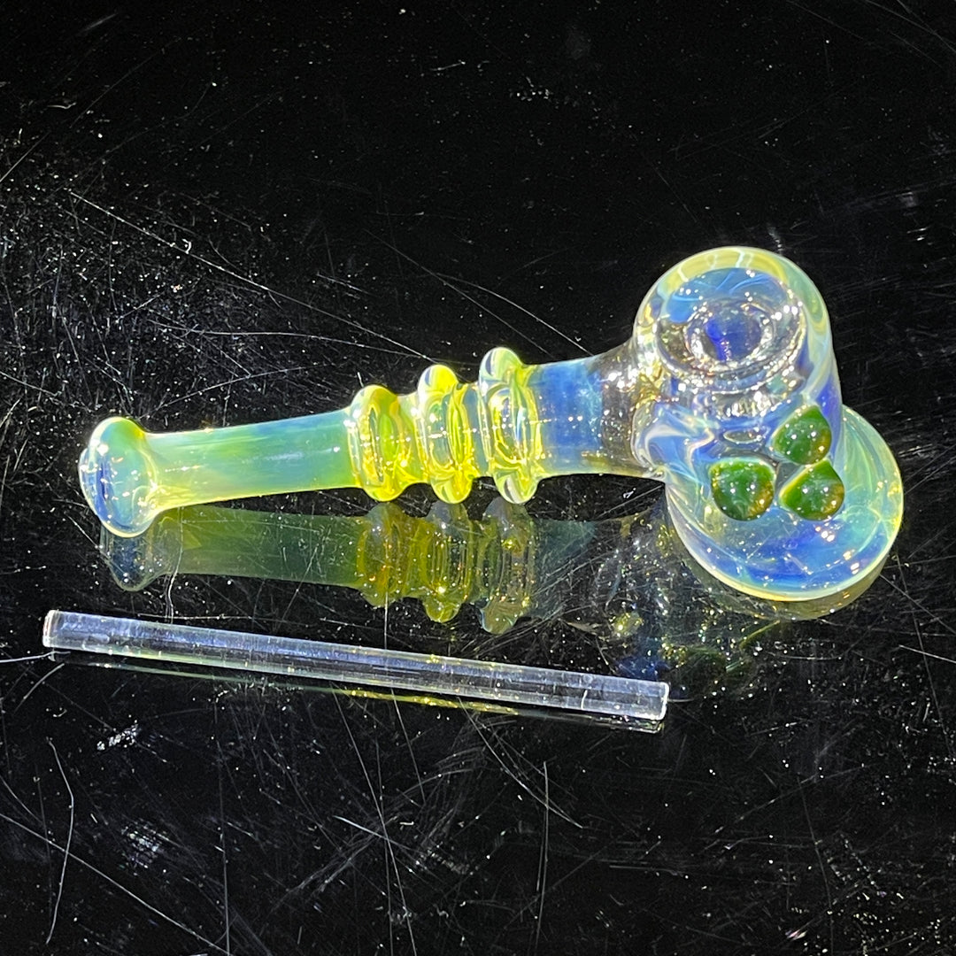 Silver Fumed Hash Hammer Glass Pipe Crondo Glassics   