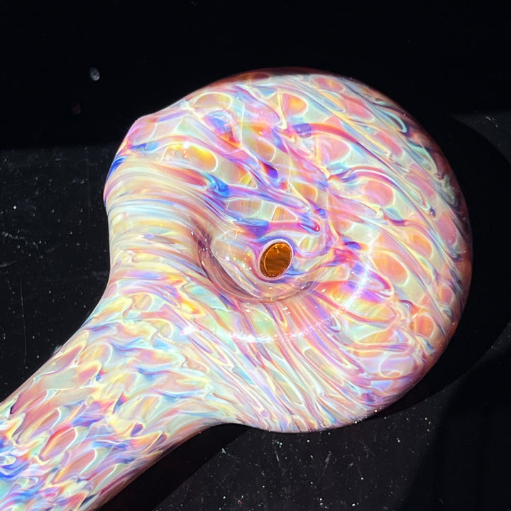 Multi-colored Jumbo Spoon Glass Pipe Jedi Glassworks   