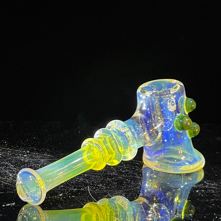 Silver Fumed Hash Hammer Glass Pipe Crondo Glassics   